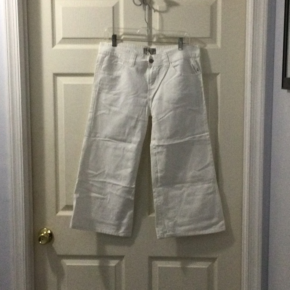 Tex by Max Azria size 28 wide leg Capri